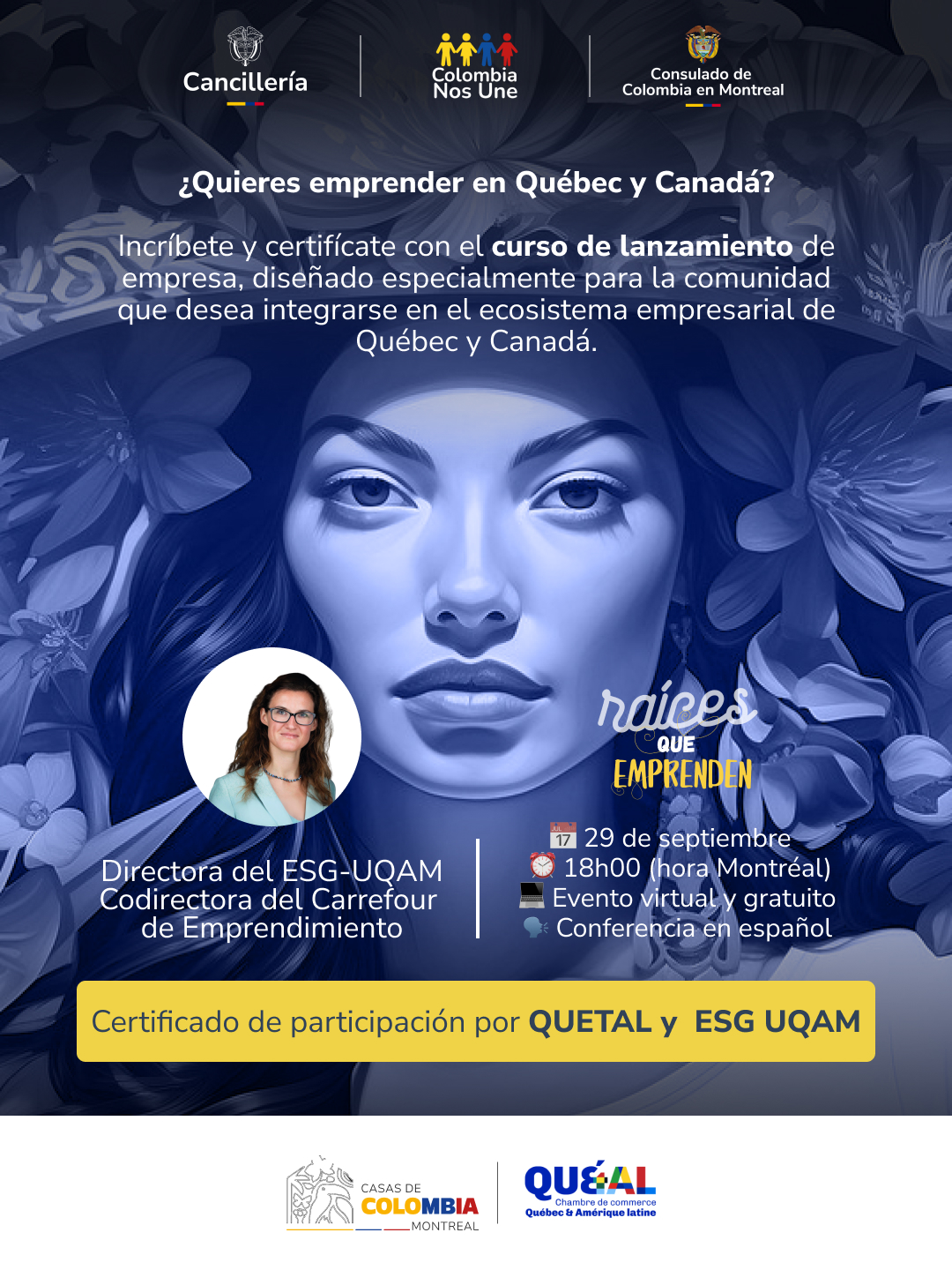 Raíces que emprenden: una puerta de entrada al ecosistema empresarial de Québec y Canadá