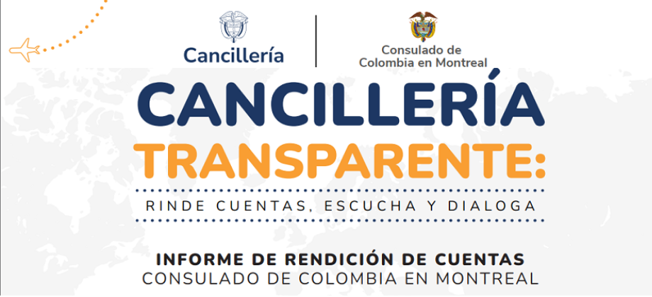 Rendición de cuentas del Consulado de Colombia en Montreal