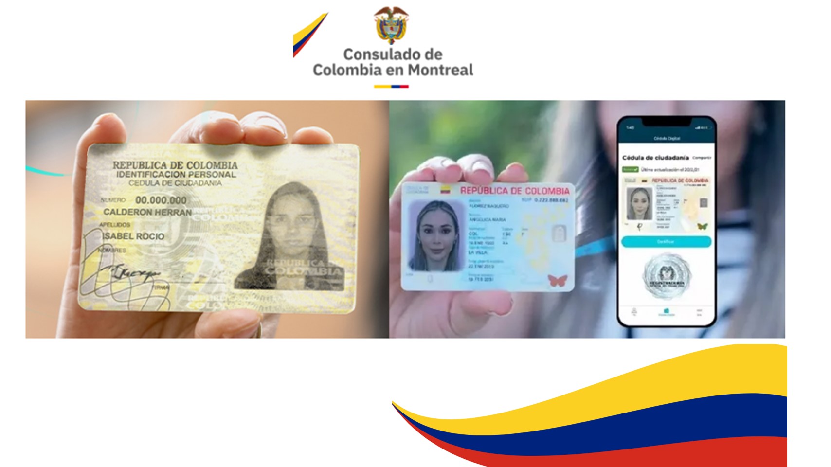 Consulte la información sobre el trámite de expedición de cédulas y tarjetas de identidad