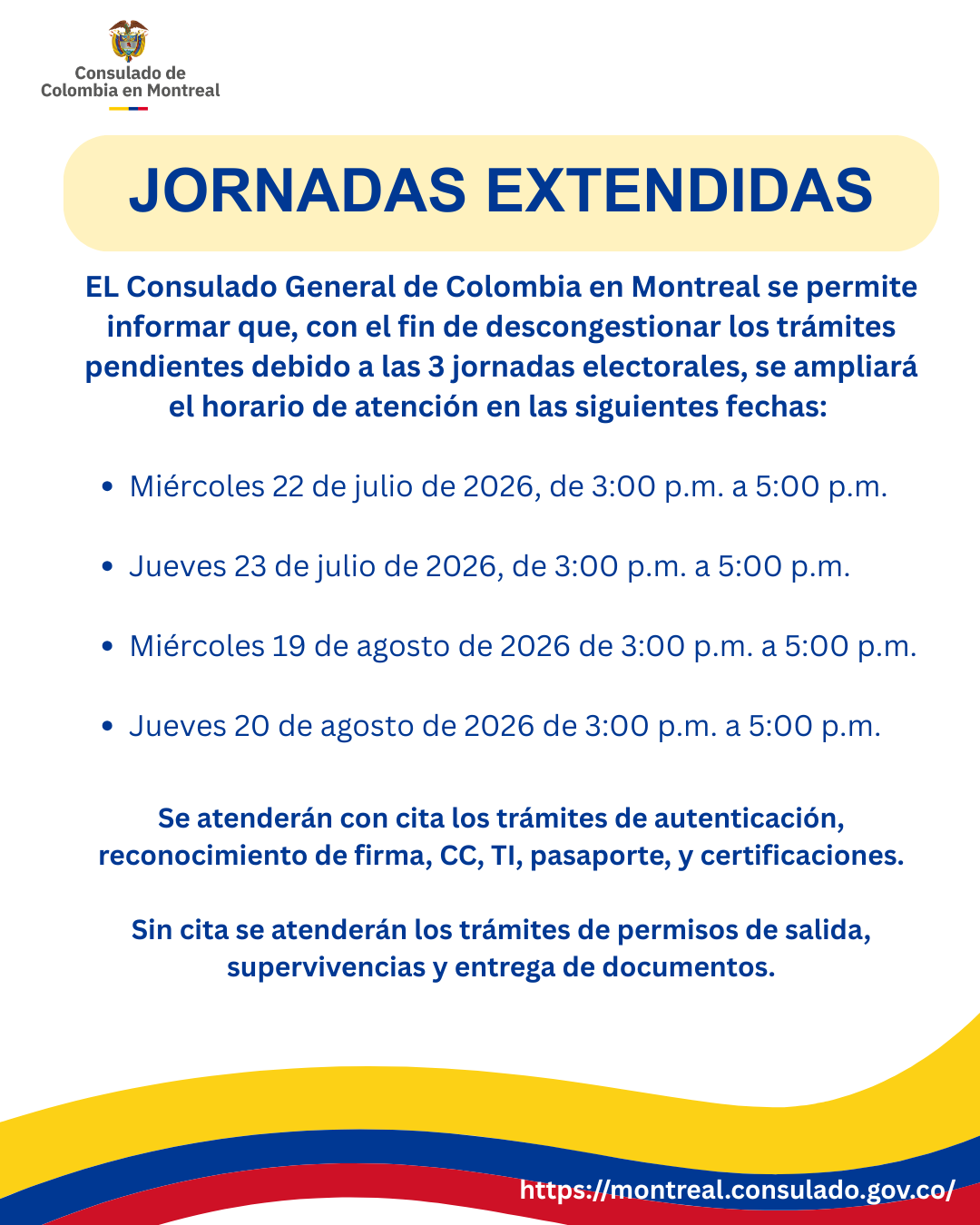 Jornadas de atención extendida