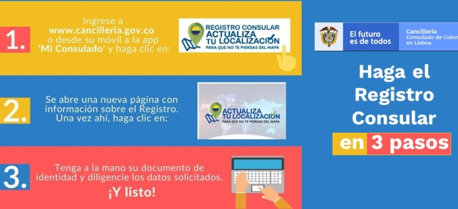 El Consulado de Colombia en Montreal invita a los connacionales a realizar el registro 