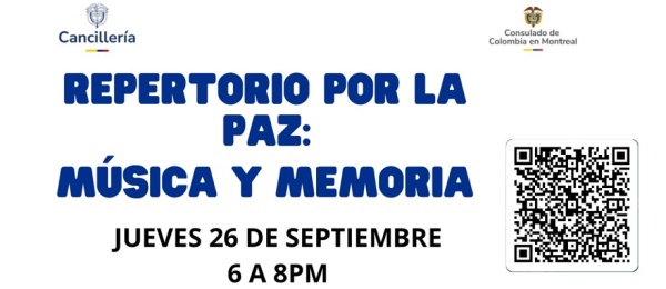 Repertorio por la Paz: Música y Memoria del 26 de septiembre 